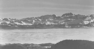 Reproduktion der Alpenkette