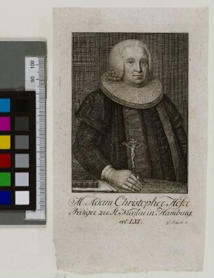 M. Adam Christopher Höfer, Prediger zu St. Nicolai in Hamburg