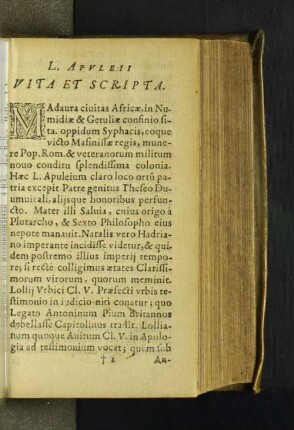 L. Apuleii Vita Et Scripta.