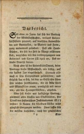 Weltgeschichte : nach ihren HauptTheilen im Auszug und Zusammenhange, 2. IV. Alte Welt; von Kyrus, 500 J. vor Christi Geb. bis auf Hlodowich, 500 J. nach Christi Geburt
