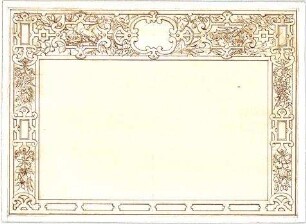 Gmelin, Leopold; Sammlung Gmelin: Handzeichnungen - Folio 5 - Dekoration (Ansicht)