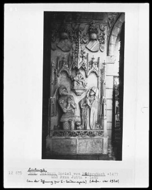 Epitaph Daniel von Müdersbach (gestorben 1477) und Frau Jutta (gestorben 1461)