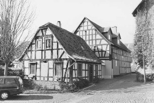 Wohnhaus, Fachwerk; Gründau, Rathausstraße 1