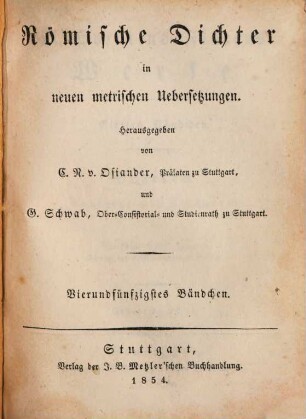Werke, 4. Satiren : übersetzt und erläutert