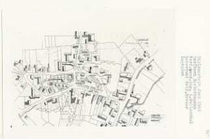 Dorfkern, Göttingen-Herberhausen (Diplomarbeit bei Willy Kreuer): Lageplan 1:500