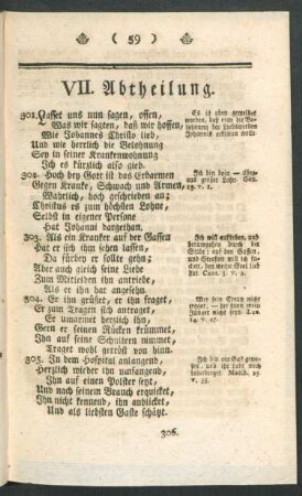 VII. Abtheilung.