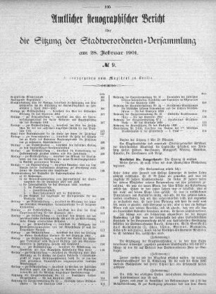 No. 9, 28. Februar 1901