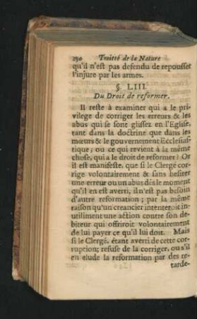§ LIII. Du droit de reformer.