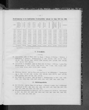 II. Irrenanstalten.