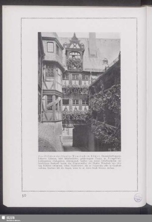 Das Höfchen des Hauses Wanebach im Römer