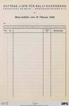 Auftrag-Liste