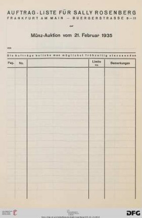 Auftrag-Liste