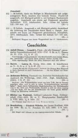 Geschichte (Nr. 154-183)