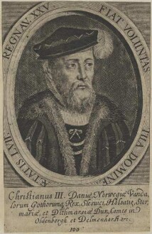 Bildnis des Christianus III., König von Dänemark