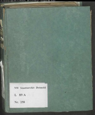 Gogerichtsregister Vogtei Schötmar