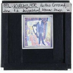Kirchner, Musikzimmer (Bildnis Botho Graef)