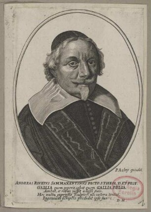 Bildnis des Andreas Rivetvs