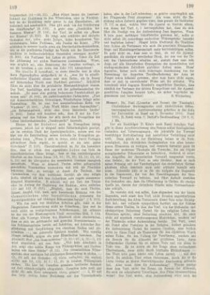190-192 [Rezension] Mezger, Paul, Christlicher Gottesglaube und christlicher Offenbarungsglaube