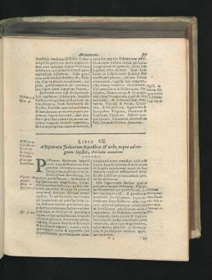 Liber VII. A Reparata Iudaeorum Republica & urbe, usque ad regnum Messiae, Periodus annorum CCCCXC.