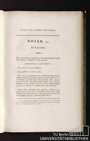 Traité des arbres fruitiers. Noyer. Duh. Juglans.