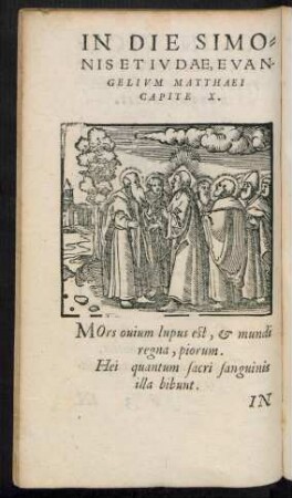In Die Simonis Et Iudae ...