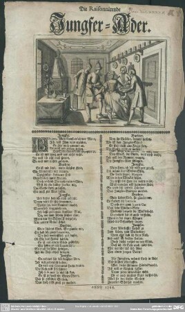 Die Raisonnirende Jungfer-Ader