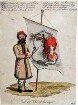Napoleon-Karikatur: "Der Bänkelsänger"