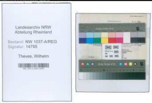 Entnazifizierung Wilhelm Theves , geb. 00.00.0000 (Kaufmann)