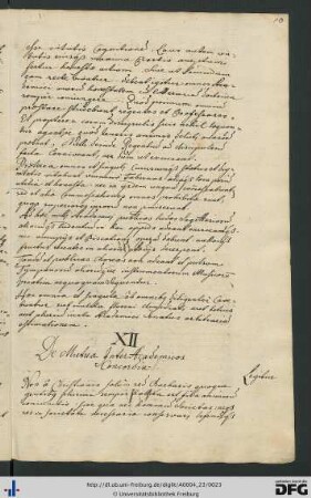 [fol. 10] De mutua inter academicos concordia