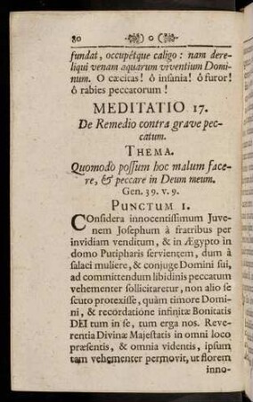 80-91, Meditatio 17 - 18