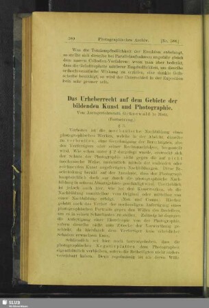 Das Urheberrecht auf dem Gebiete der bildenden Kunst und Photographie