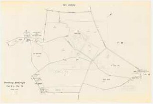 Restaurierung des Landschaftsparks Schloss Dyck, Jüchen: Katasterplan 1:2000