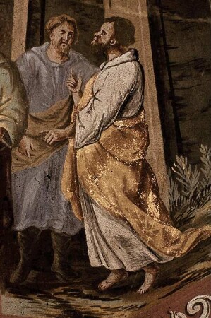 Die Jünger am Grabe der Maria