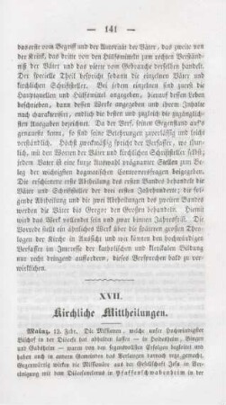 141-144 Kirchliche Mittheilungen