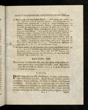 275-281, Decisio XIII - XIV