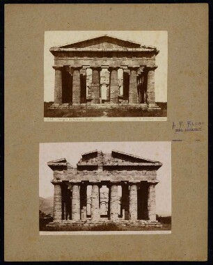 Neptuntempel, Paestum: Stirnseiten