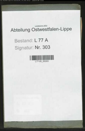 Aufnahme von Einliegern in die Bauerschaft Oerlinghausen