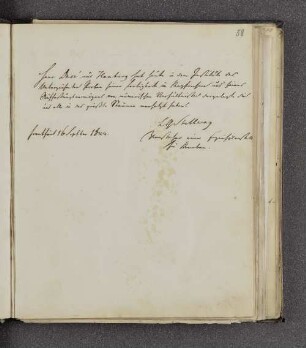 L. G. Stellwag. – Frankfurt am Main, 16.09.1844
