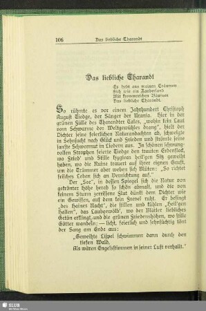 Das liebliche Tharandt