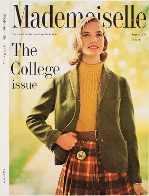 Modeaufnahme, Tearsheet, Cover (Mademoiselle)