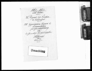 Gewerbliche Fortbildungsschulen (1865-1883)