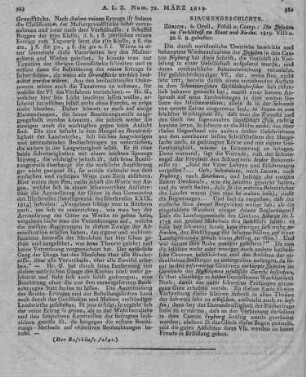 [Heinrich, E.]: Die Jesuiten im Verhältnisse zu Staat und Kirche. Zürich: Orell & Füßli 1819
