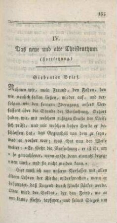 135-160 Das neue und alte Christenthum : Fortsetzung