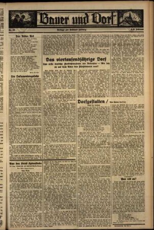 Dritte Ausgabe vom Samstag, den 08. Februar 1936.