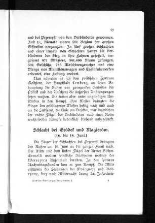 Schlacht bei Gródek und Magierów. (16. bis 19. Juni.)