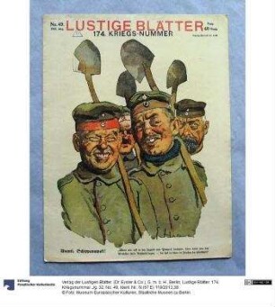 Lustige Blätter. 174. Kriegsnummer. Jg. 32, No. 49