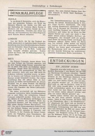 Entdeckungen