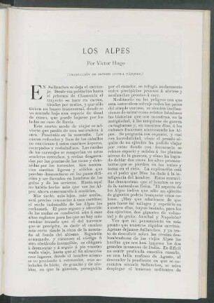 Los Alpes.