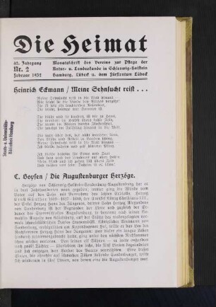 42. Jahrgang, Nr. 2, Februar 1932