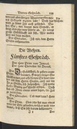 Die Wespen. Fuenftes Gespraech.